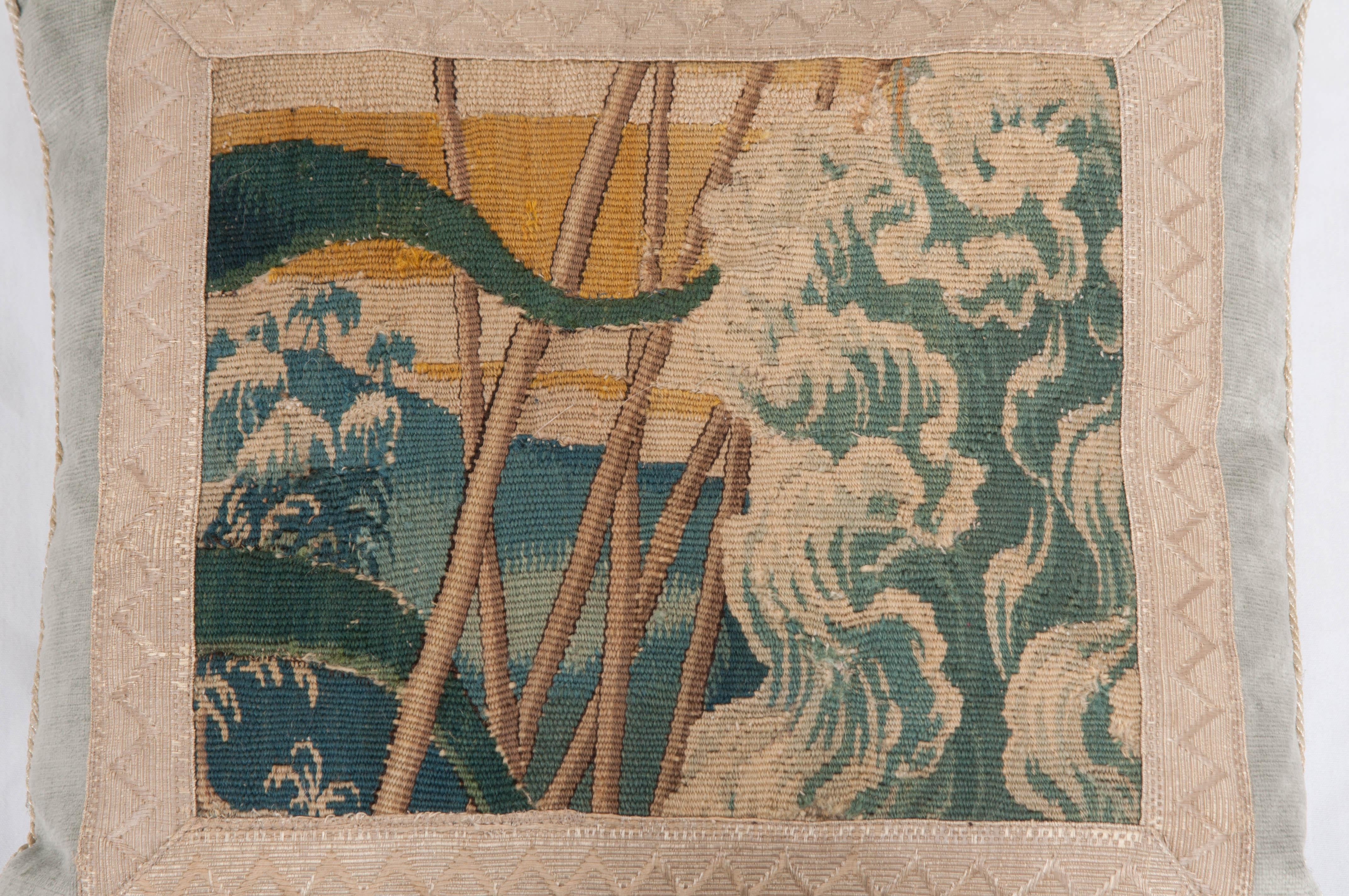 European B.Viz Design Antique Tapestry Pillow