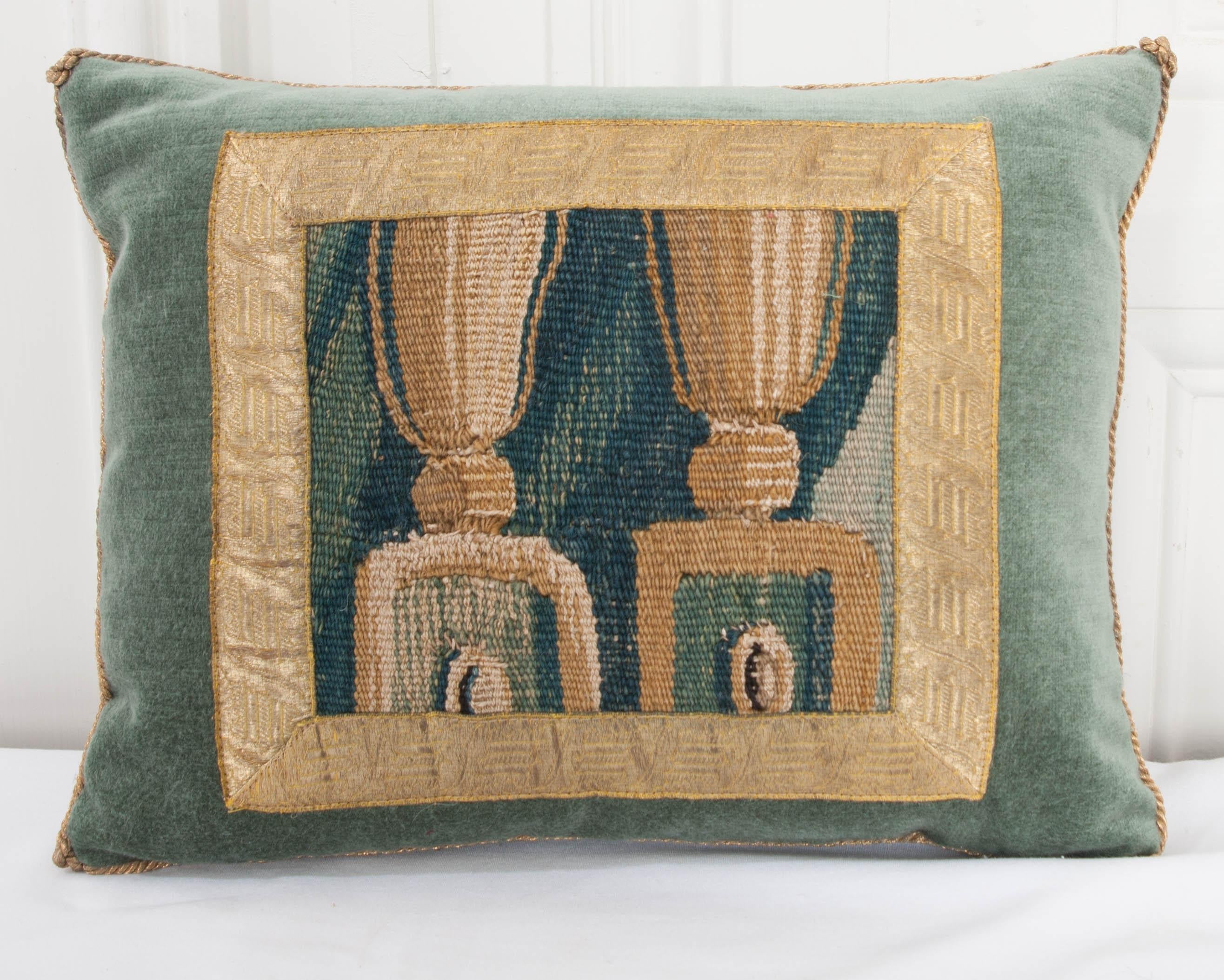 English B.Viz Design Antique Tapestry Pillow