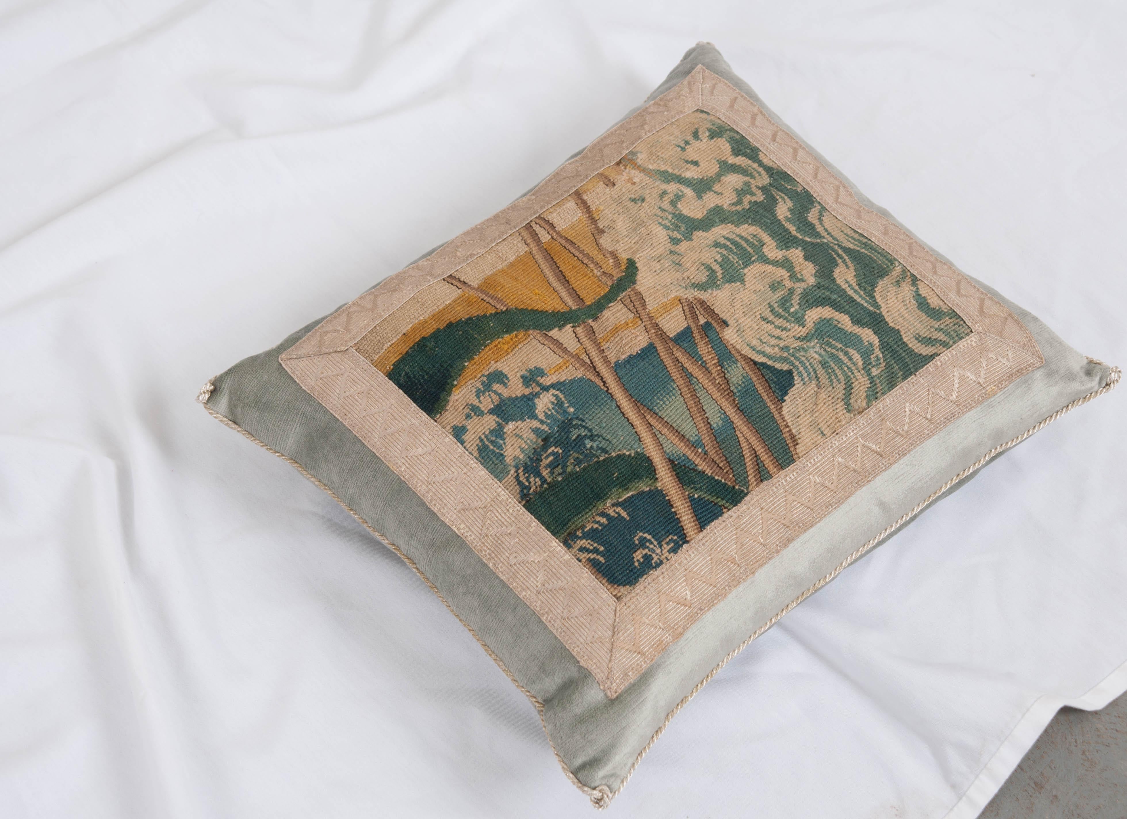 Gilt B.Viz Design Antique Tapestry Pillow