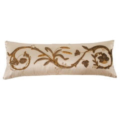 B.Viz Raised Gold Metallic Embroidery Pillow