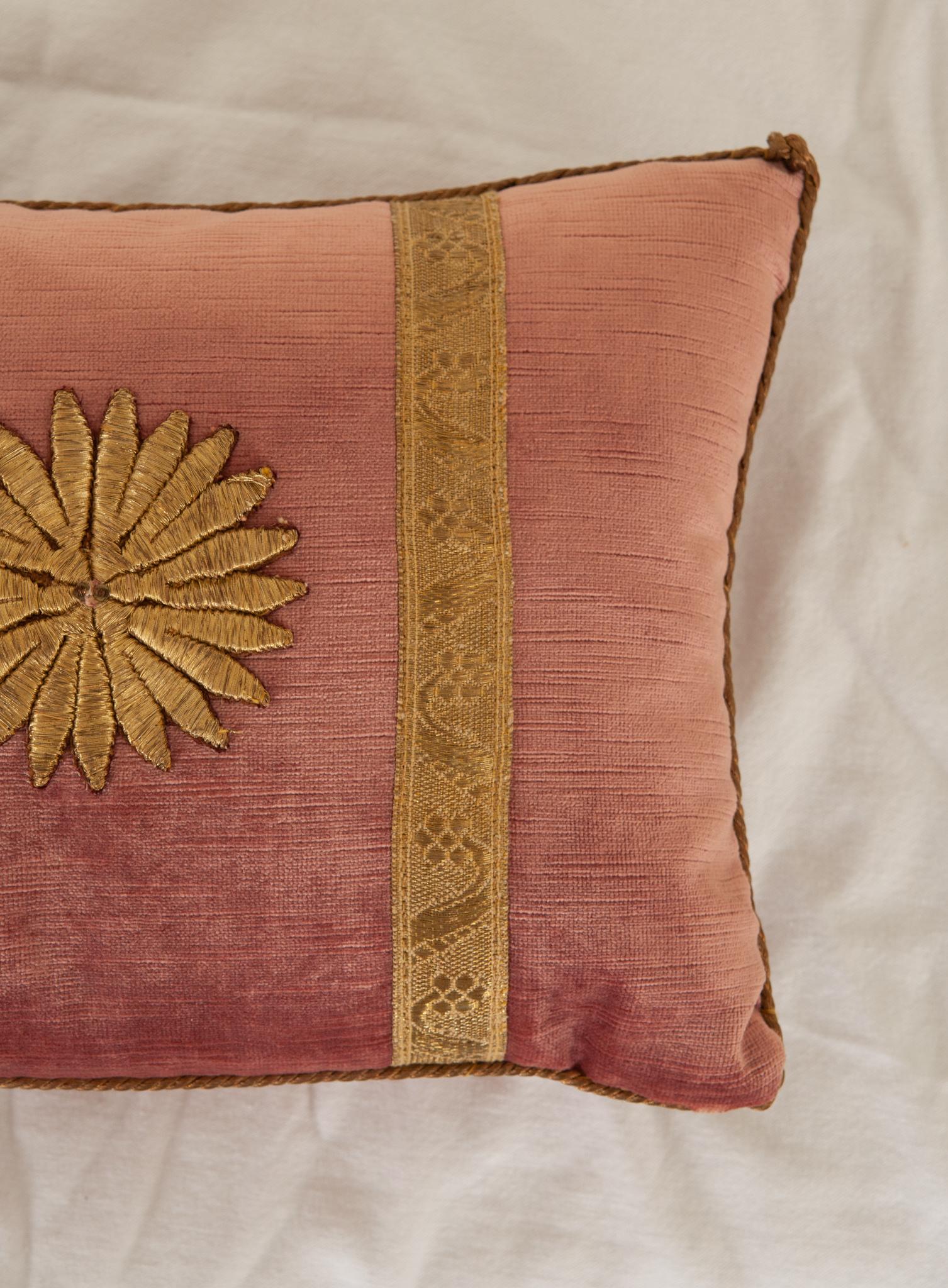 Turkish B.Viz Raised Metallic Embroidery Pillow