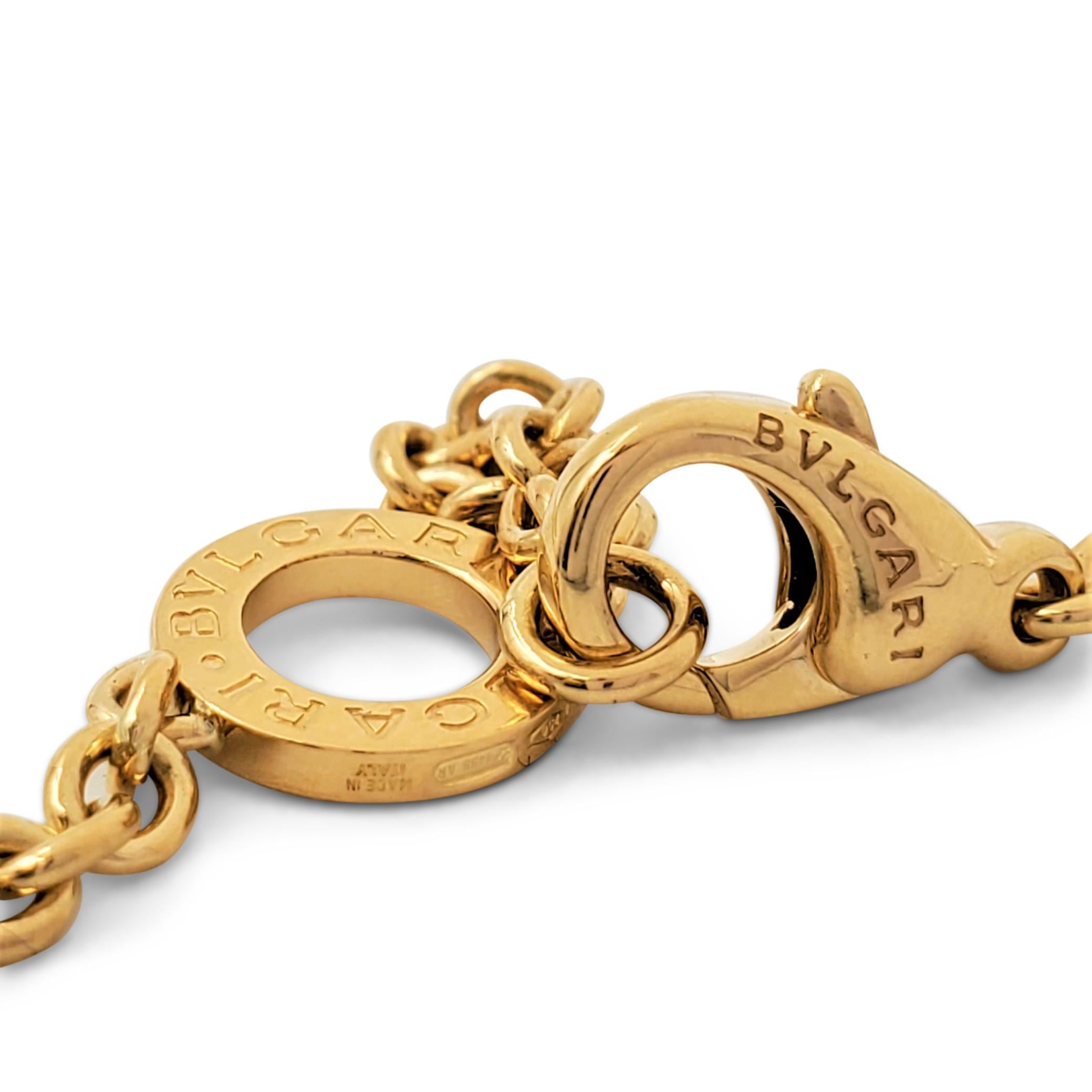 Women's Bvlagri 'Bvlgari-Bvlgari' Signature Yellow Gold Long Chain Necklace