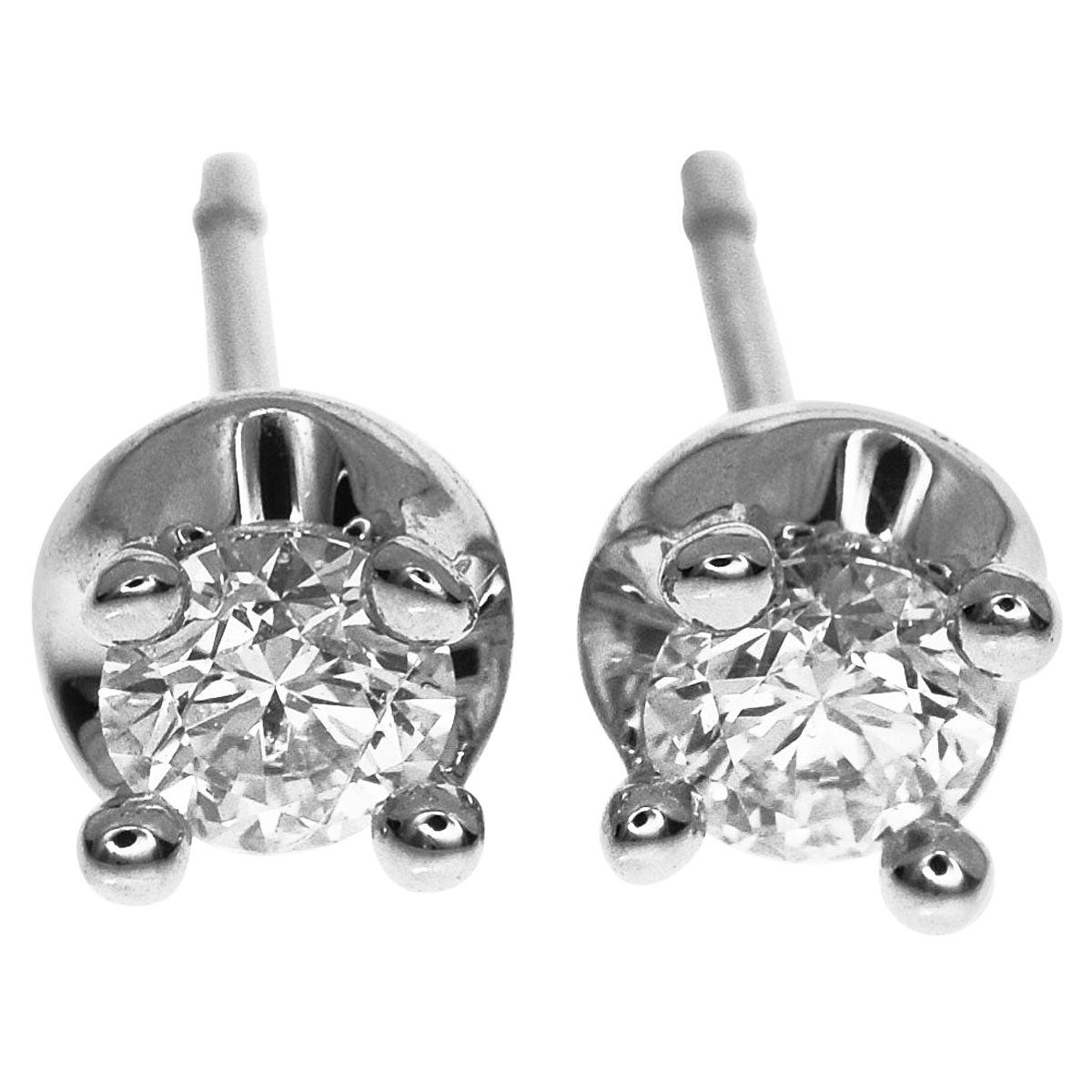 bulgari diamond stud earrings