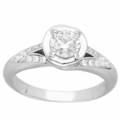 BVLGARI Incontro d’Amore 0.40ct D-VS2 Diamond Ring in Platinum – US 4