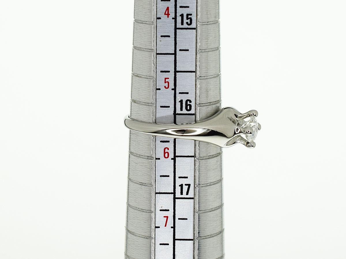 Women's or Men's Bvlgari 0.40 Carat Diamond Platinum Solitaire Corona Ring