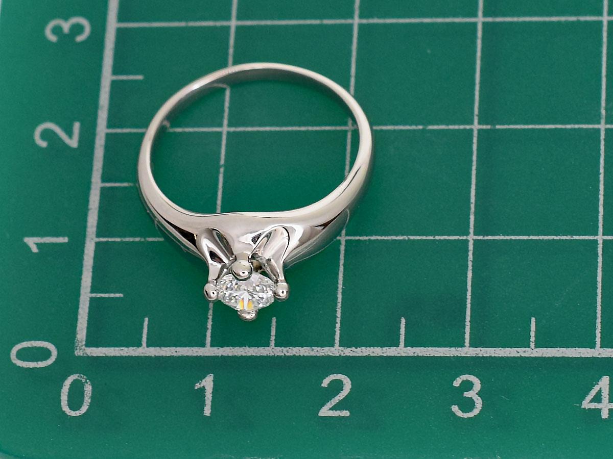 Bvlgari 0.40 Carat Diamond Platinum Solitaire Corona Ring 2