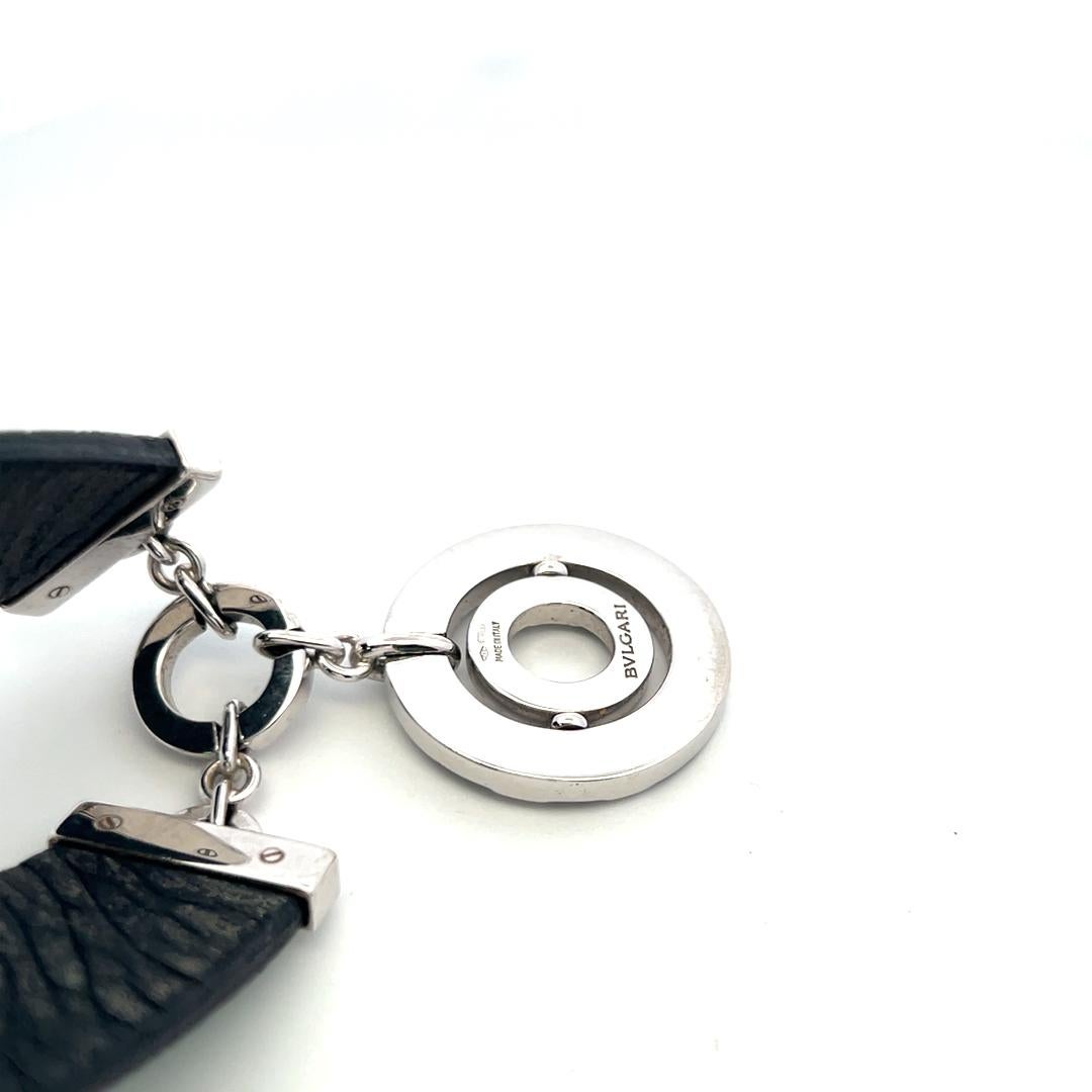 Collana Bvlgari con diamante tondo e brillante da 1,00 carati in oro bianco 18 carati in vendita 3