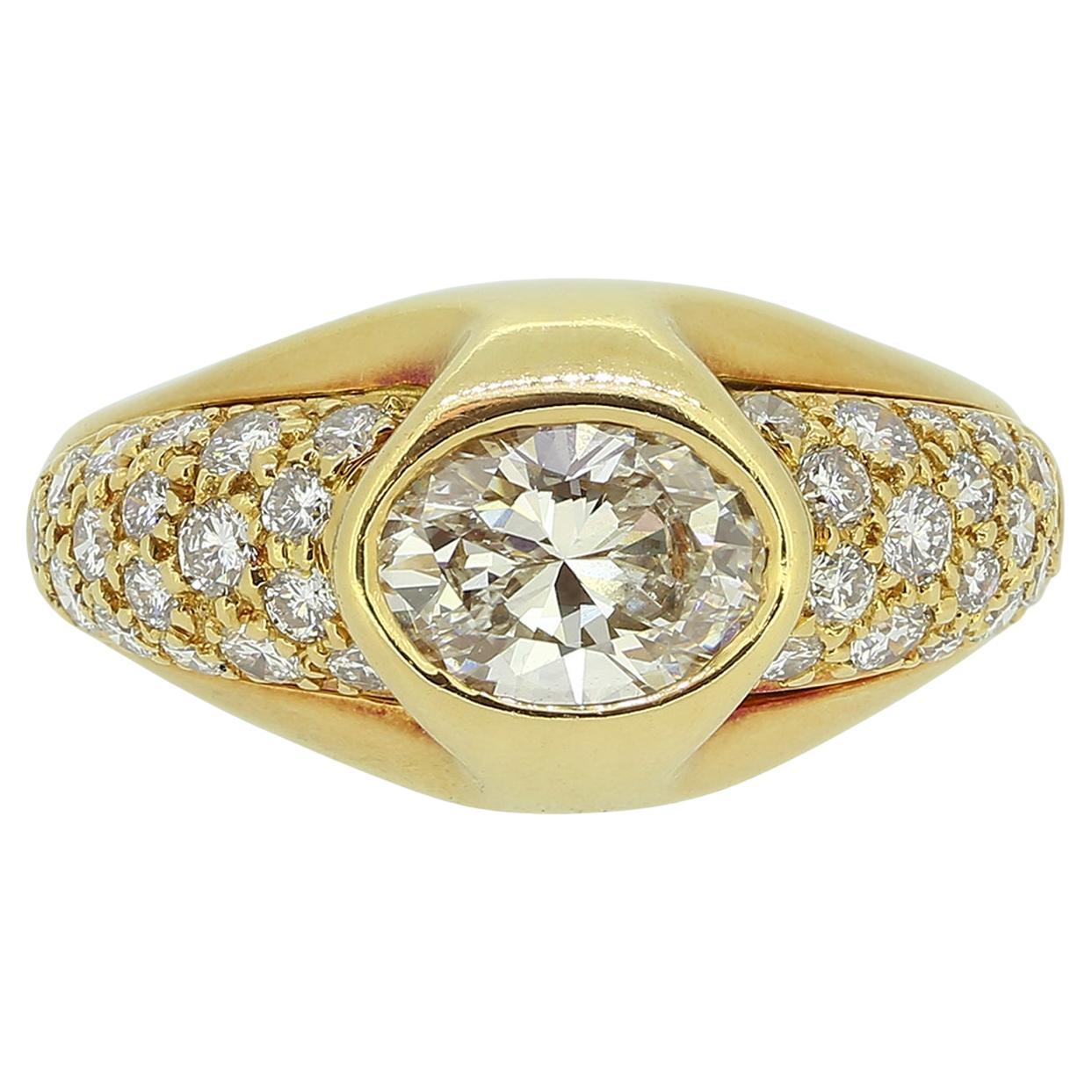 Bvlgari 1.01 Carat Diamond Ring