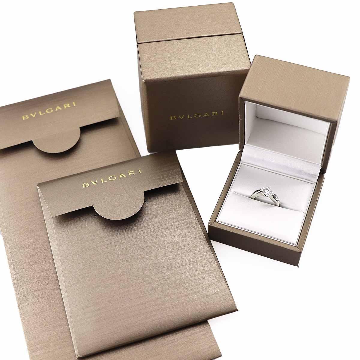 Women's Bvlgari 1.15 Carat Diamond Platinum Dedicata a Venezia Solitaire Ring For Sale