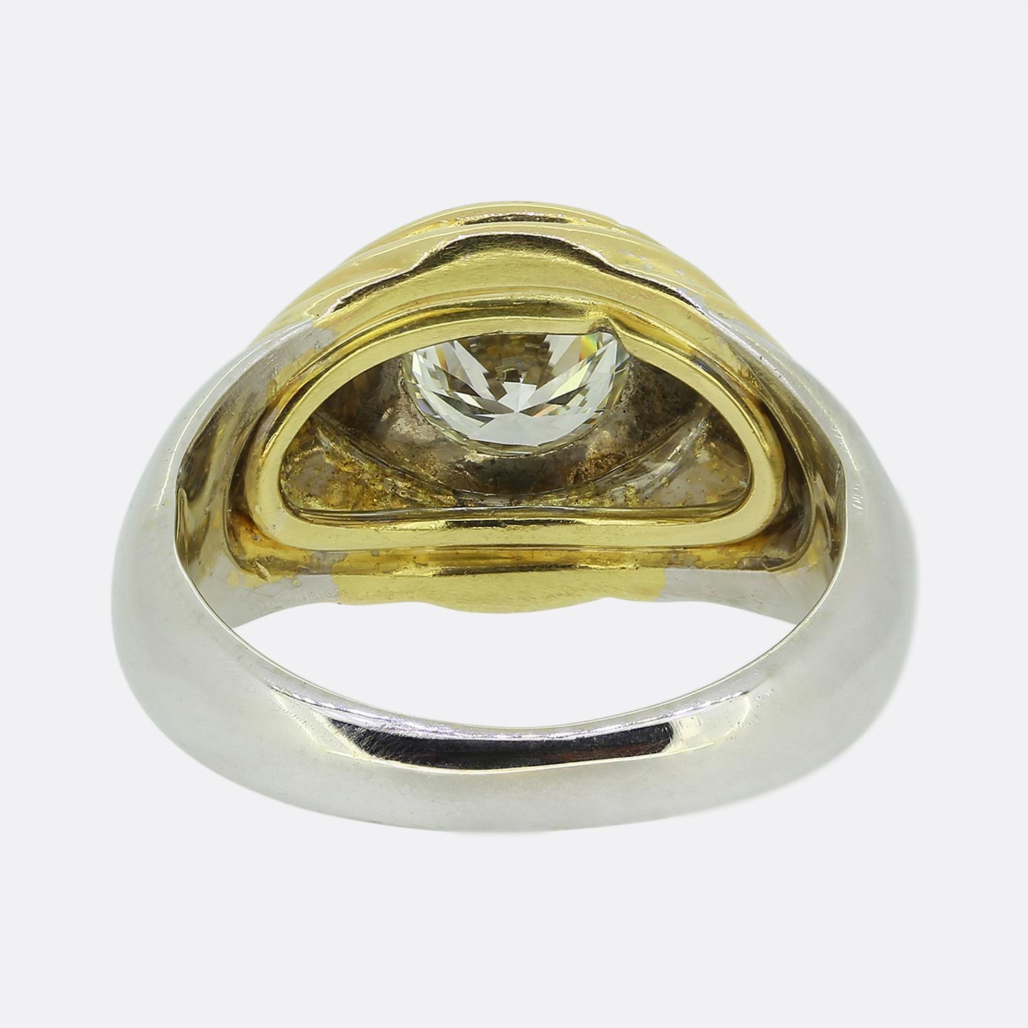 Bvlgari 1.28 Carat Diamond Ring In Good Condition For Sale In London, GB