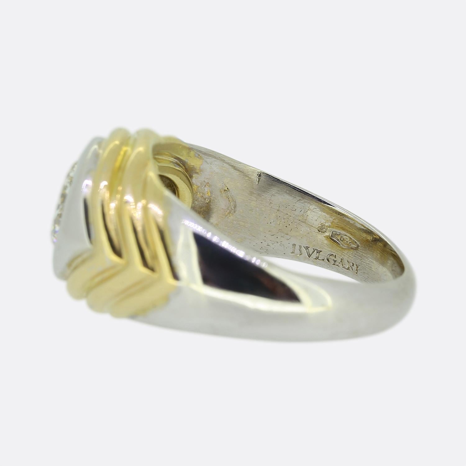 Women's or Men's Bvlgari 1.28 Carat Diamond Ring For Sale