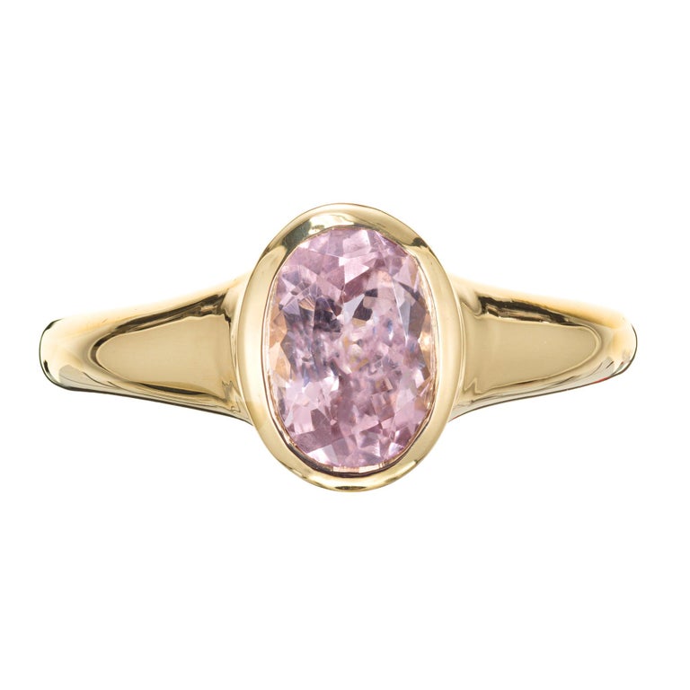 Bvlgari 1.68 Carat Tourmaline Yellow Gold Ring