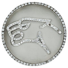 Bvlgari 18 Karat Gold Gianni Enigma Quarz Bergkristall Diamant Jaguar Ring