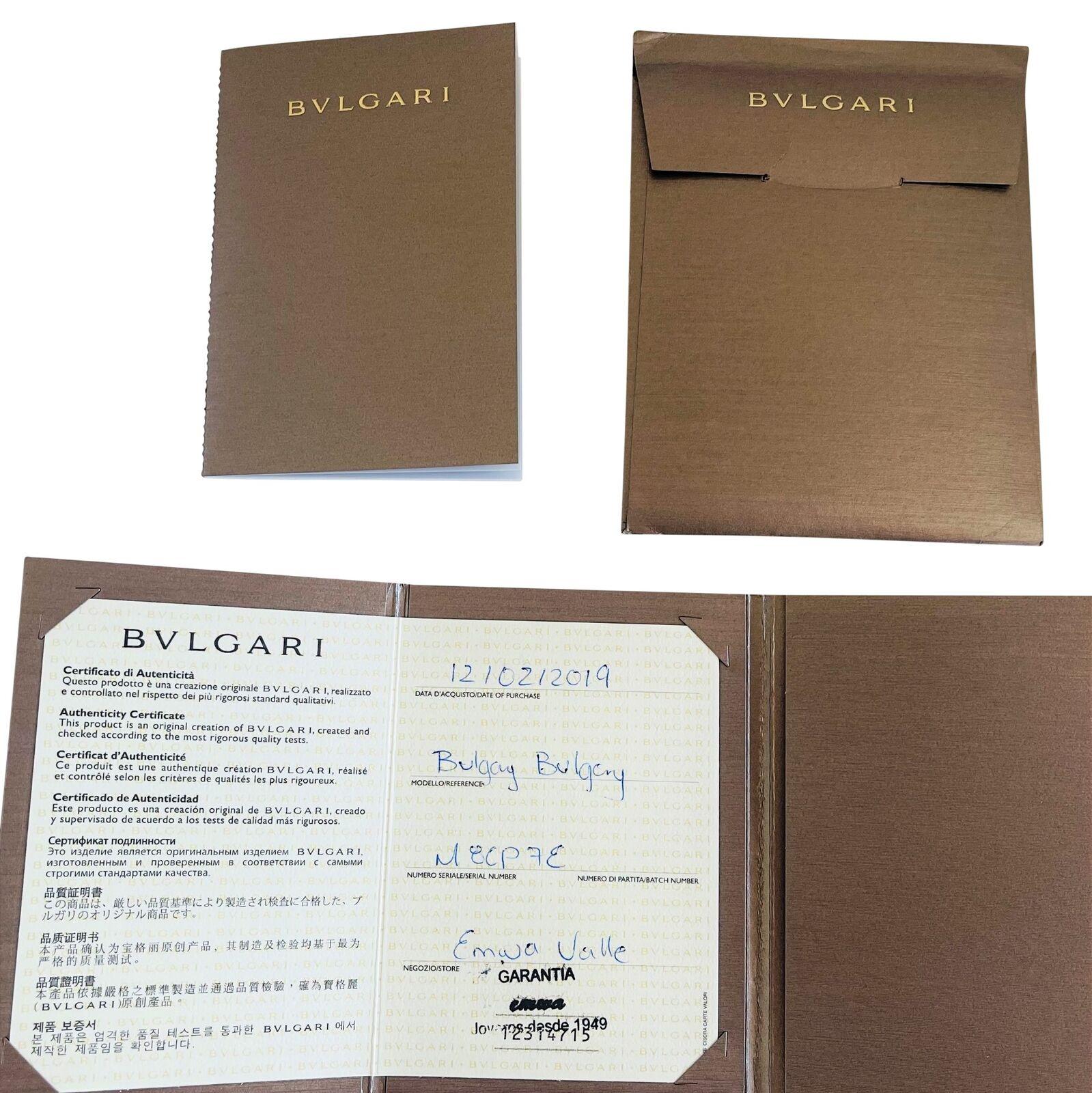 Bvlgari 18 Karat Rose Gold Amethyst & Pink Tourmaline Bangle Bracelet w/ COA Box 2