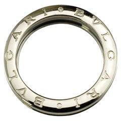 Bvlgari 18 Karat White Gold B.Zero 1 Ring Size 8.5 (58) #18749