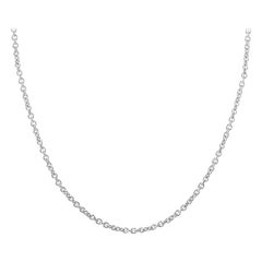 Bvlgari 18 Karat White Gold Chain Necklace