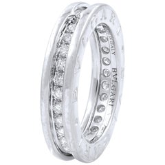 Bvlgari 18 Karat White Gold Diamond Ring