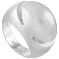 Bvlgari 18 Karat White Gold Ring