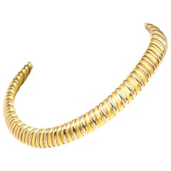 Bvlgari 18 Karat Yellow and White Gold Collar Necklace