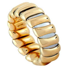 Bvlgari 18 Karat Yellow and White Gold Ring