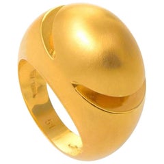 Bvlgari 18 Karat Yellow Gold Bombe Ring