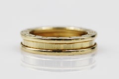 Bvlgari 18 Karat Yellow Gold Bzero-1 1 Band Ring