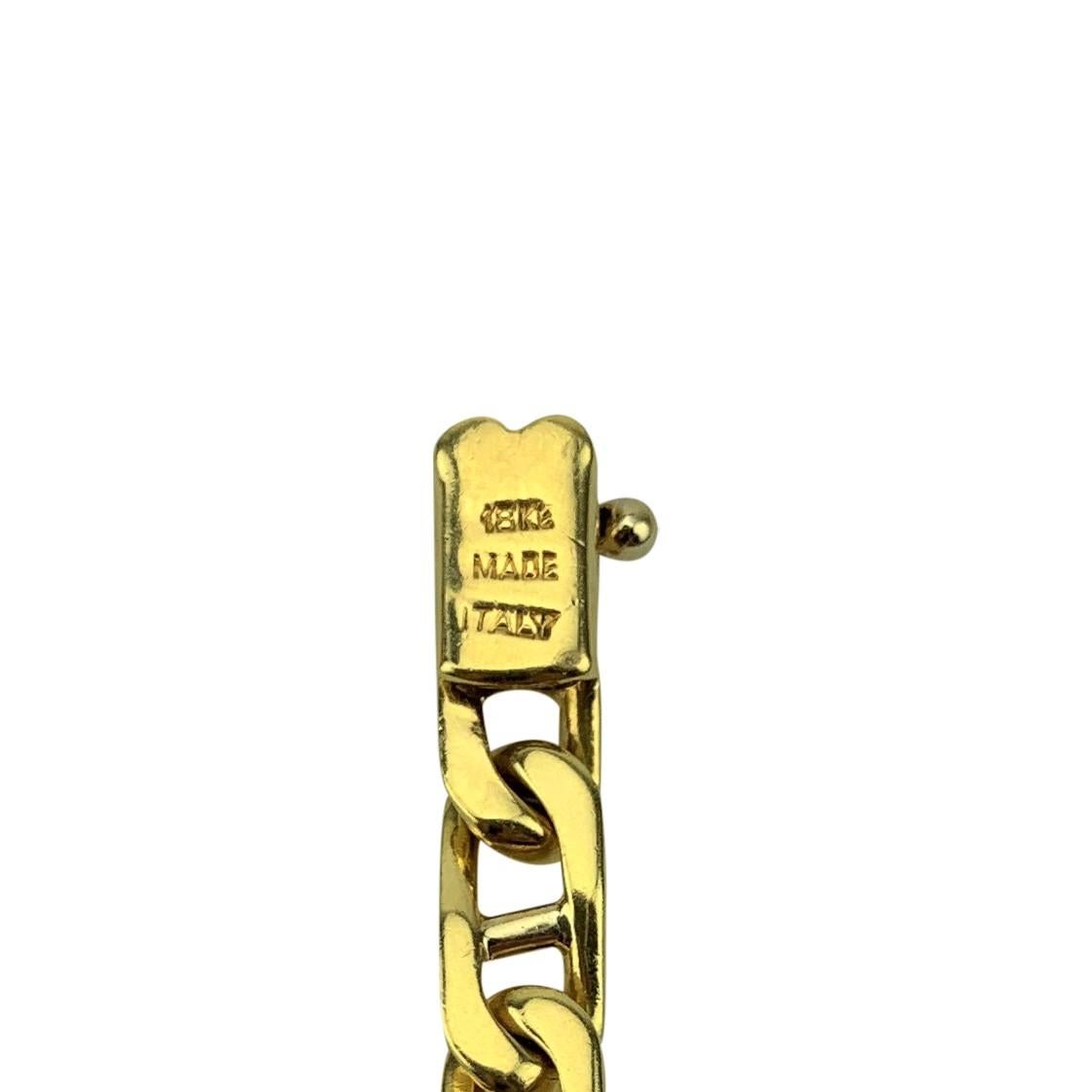 Bvlgari 18 Karat Yellow Gold Gucci Mariner Link Chain Necklace 2