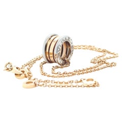 Bvlgari Collana B.Zero1 Perfect Mistake in oro rosa e bianco 18ct 14.1g