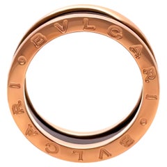 Bvlgari 18ct Rose Gold B.Zero1 Four Band Ring 8g