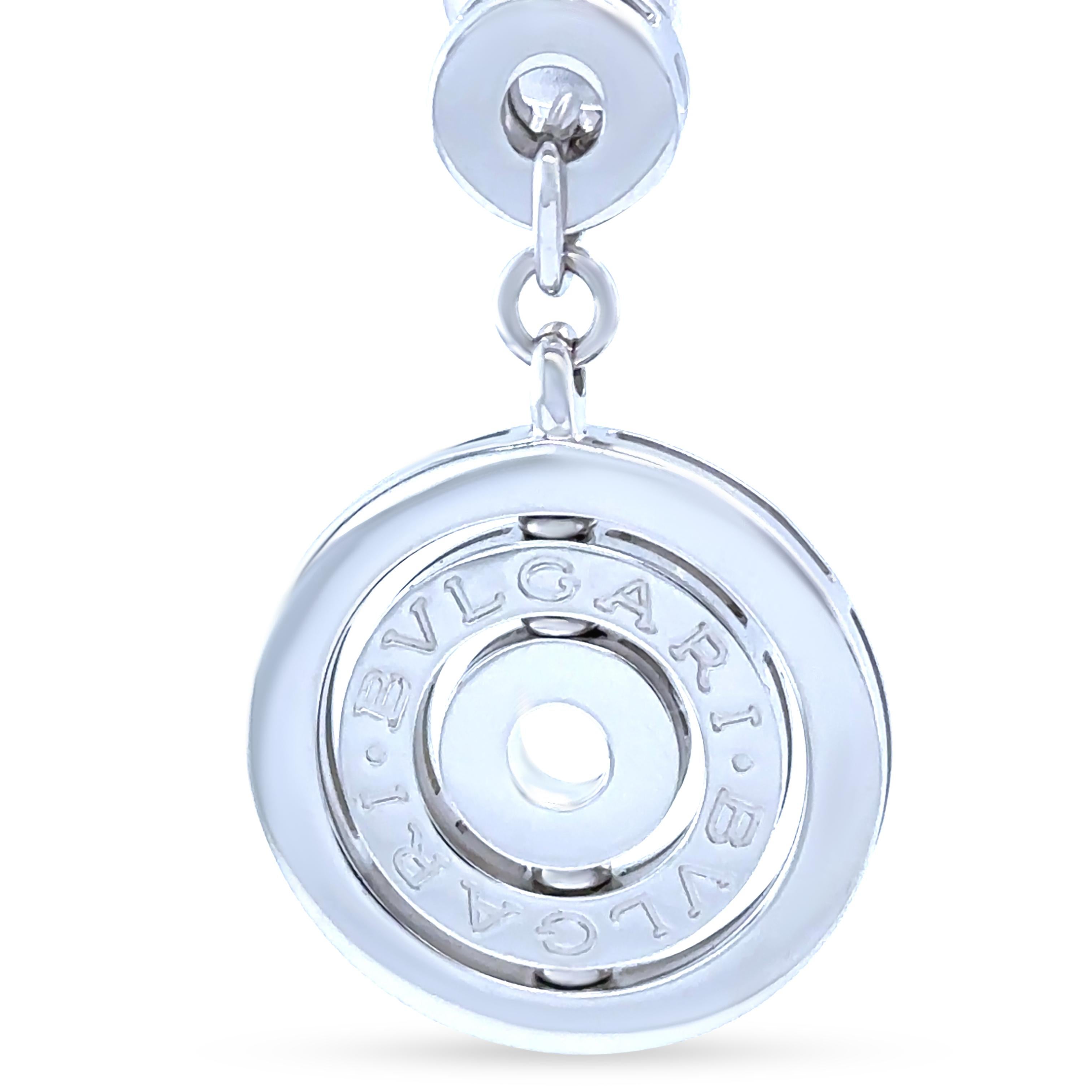 Bvlgari Orecchini Astral in oro bianco 18ct 21,43g in vendita 2