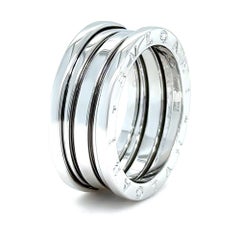 Bvlgari 18ct White Gold B.Zero1 3 Band Ring 10.61g