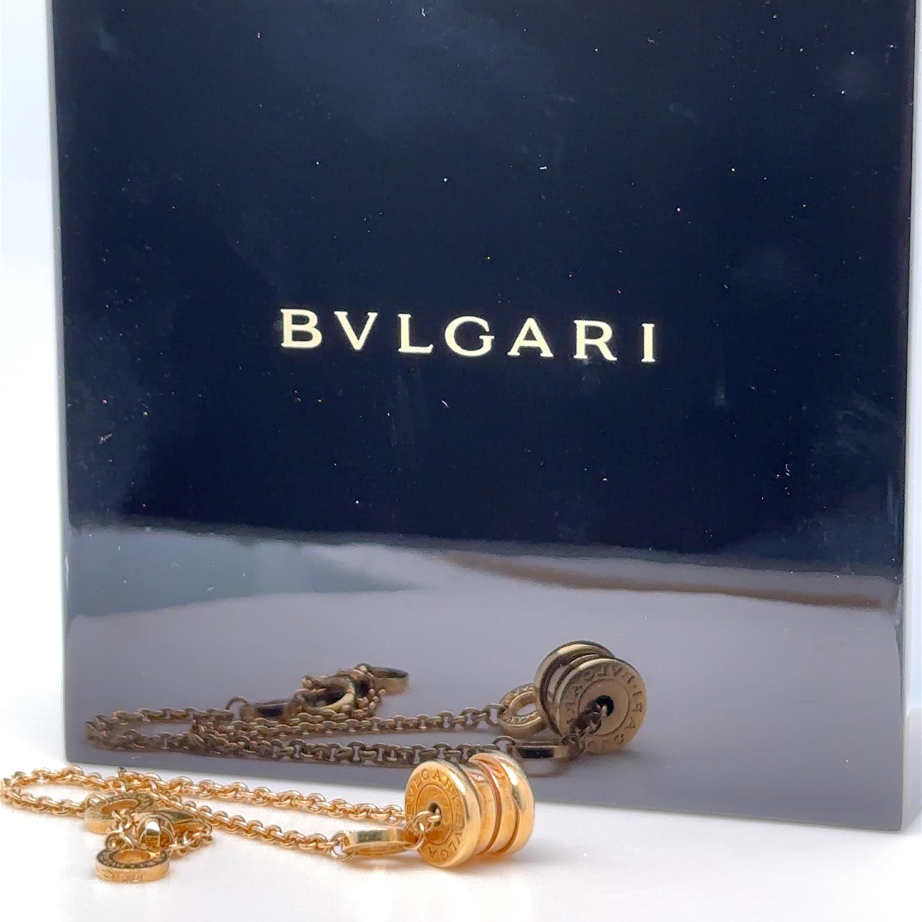Bvlgari 18 Karat Gelbgold B.Zero1 Armband 7.1g im Angebot 1
