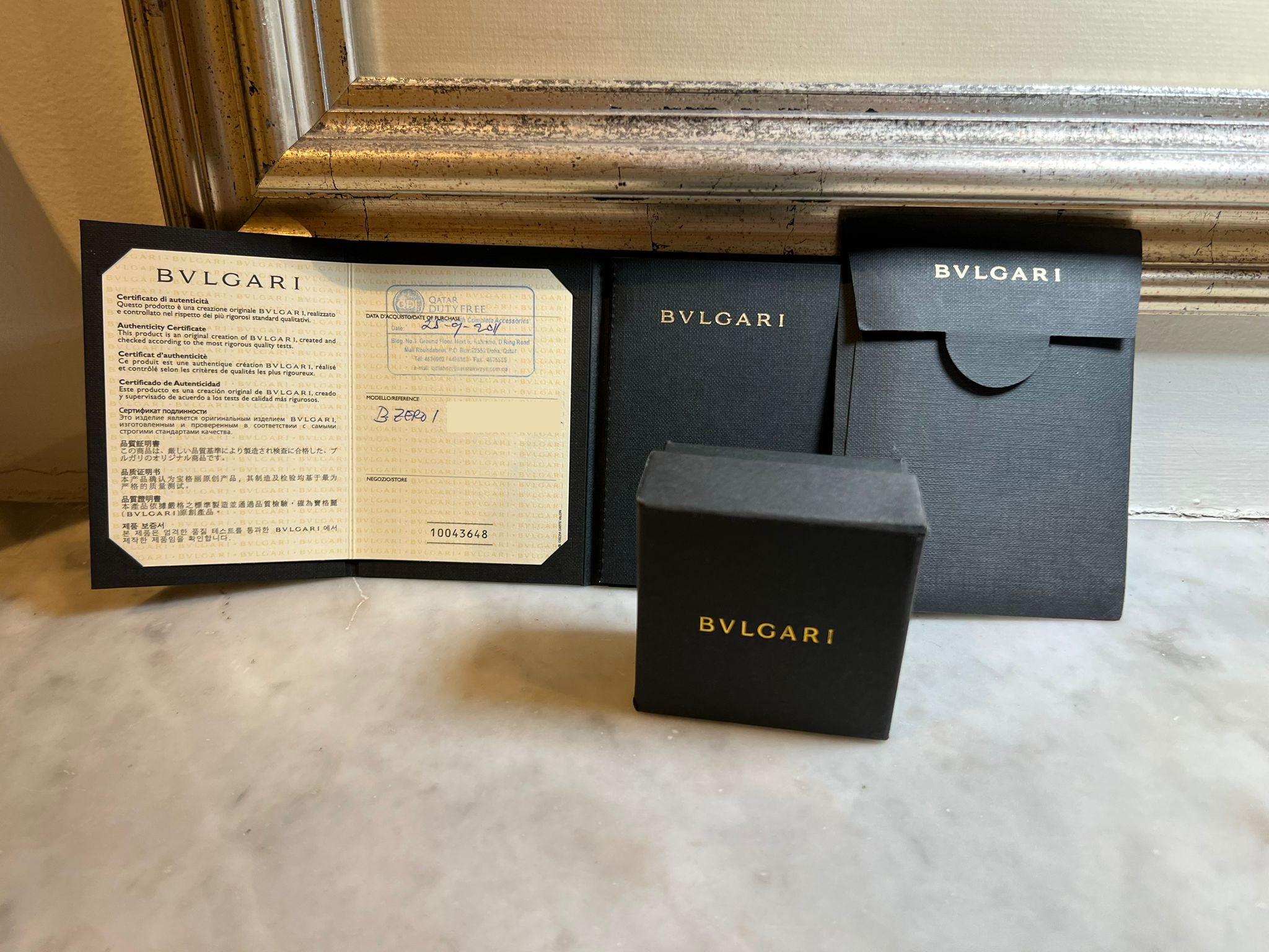Bvlgari Bague à quatre anneaux en or jaune 18 carats B.Zero1 12,19 g en vente 4