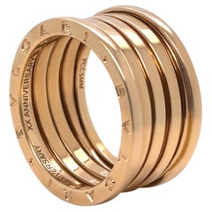 Bvlgari 18ct Yellow Gold B.Zero1 XX Anniversary Five-Band Ring 15.1g