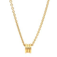 Bvlgari Collar de cadena Catene de oro amarillo de 18 ct con mini colgante B.Zero1 37,31 g