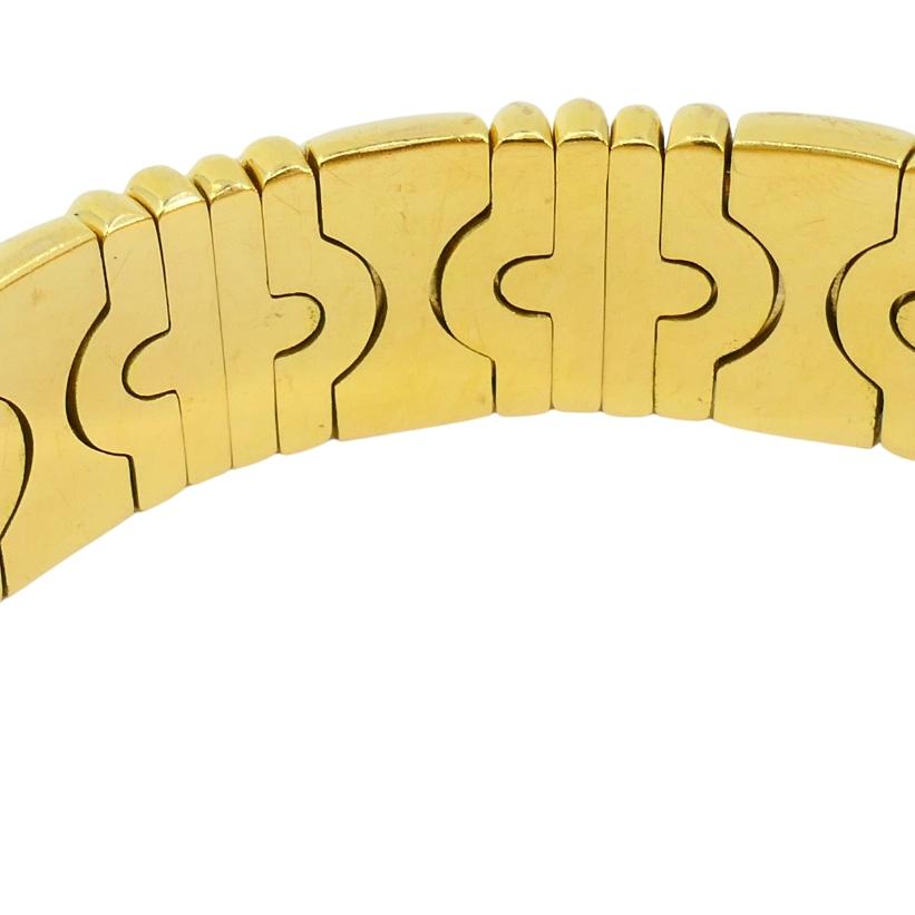 Bvlgari 18k Bulgari Cuff Parentesi Bracelet For Sale 2