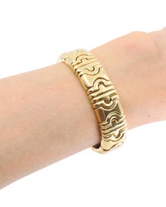 Bvlgari 18-Karat-Armband „Bulgari Cuff Parentesi“, Größe S