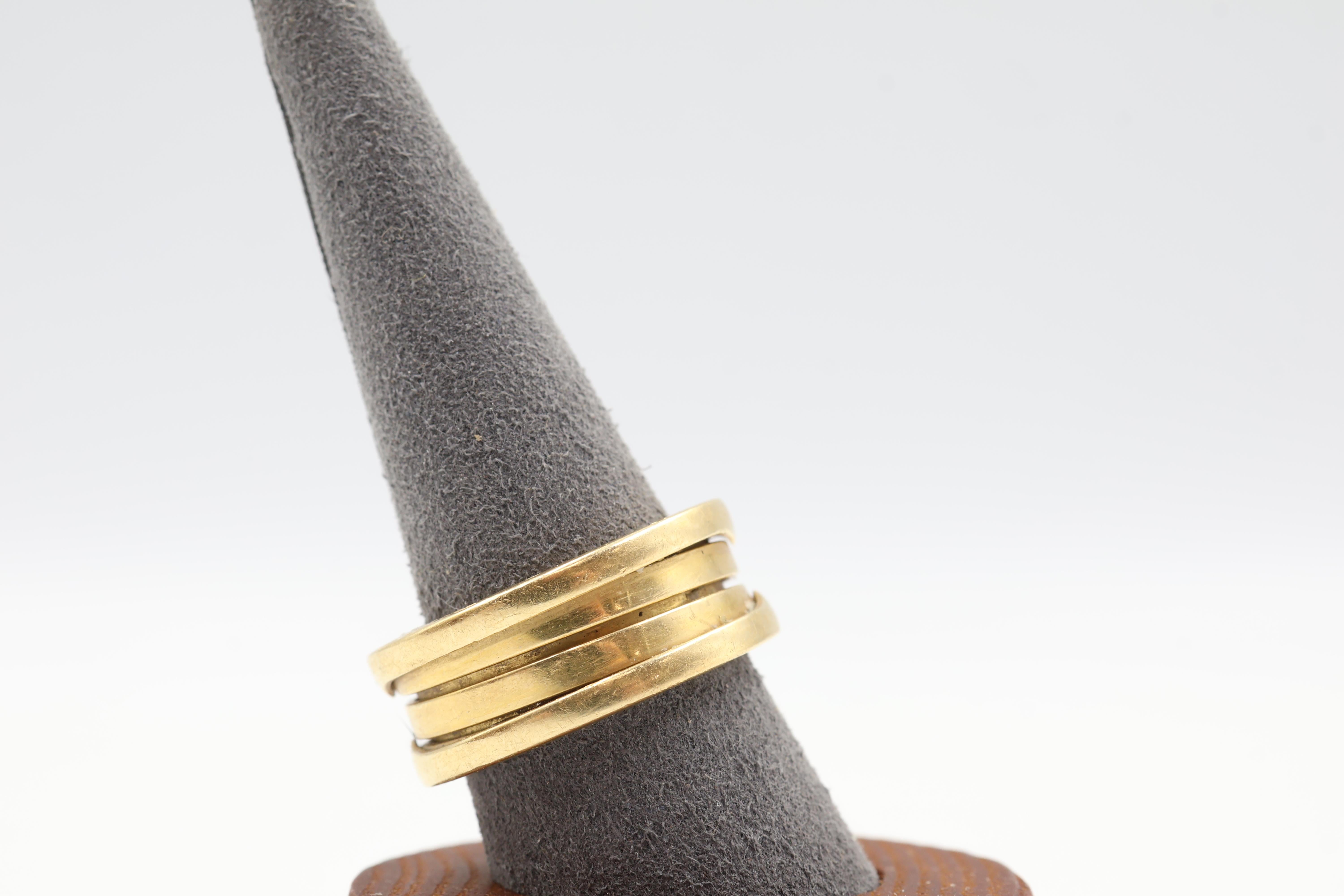 BVLGARI 18k B.Zero 1 Dreibandring im Zustand „Gut“ im Angebot in Vaughan, CA