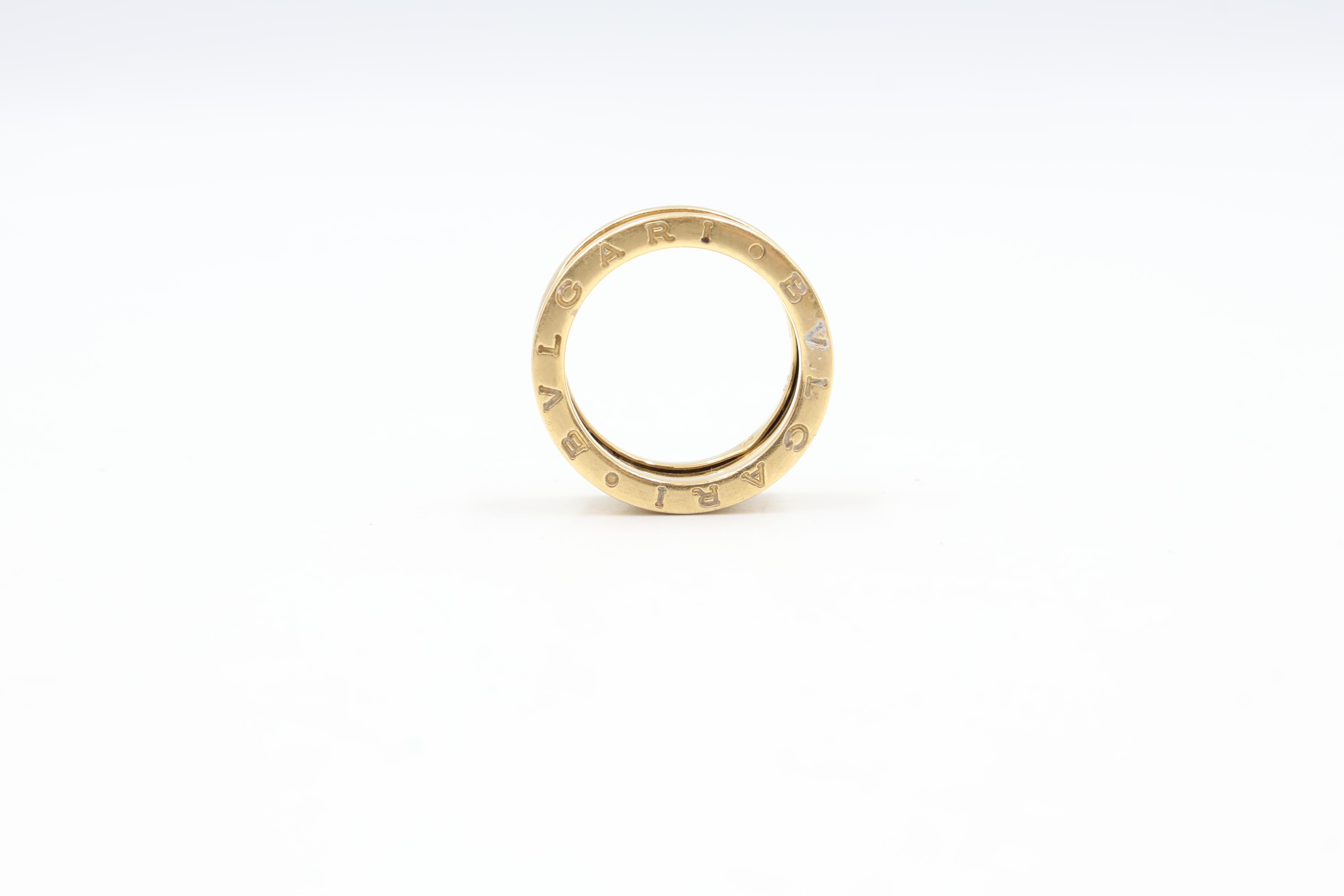 BVLGARI 18k B.Zero 1 Dreibandring im Angebot 1