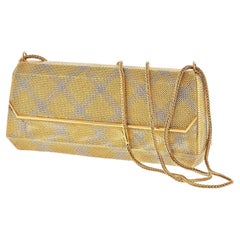 Bvlgari 18K Gold 1960's Two Tone Opera Clutch Purse