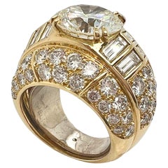 Bvlgari Bague en or 18k et diamants avec certificat GIA