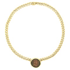 Bvlgari, Collana di monete antiche in oro 18 carati