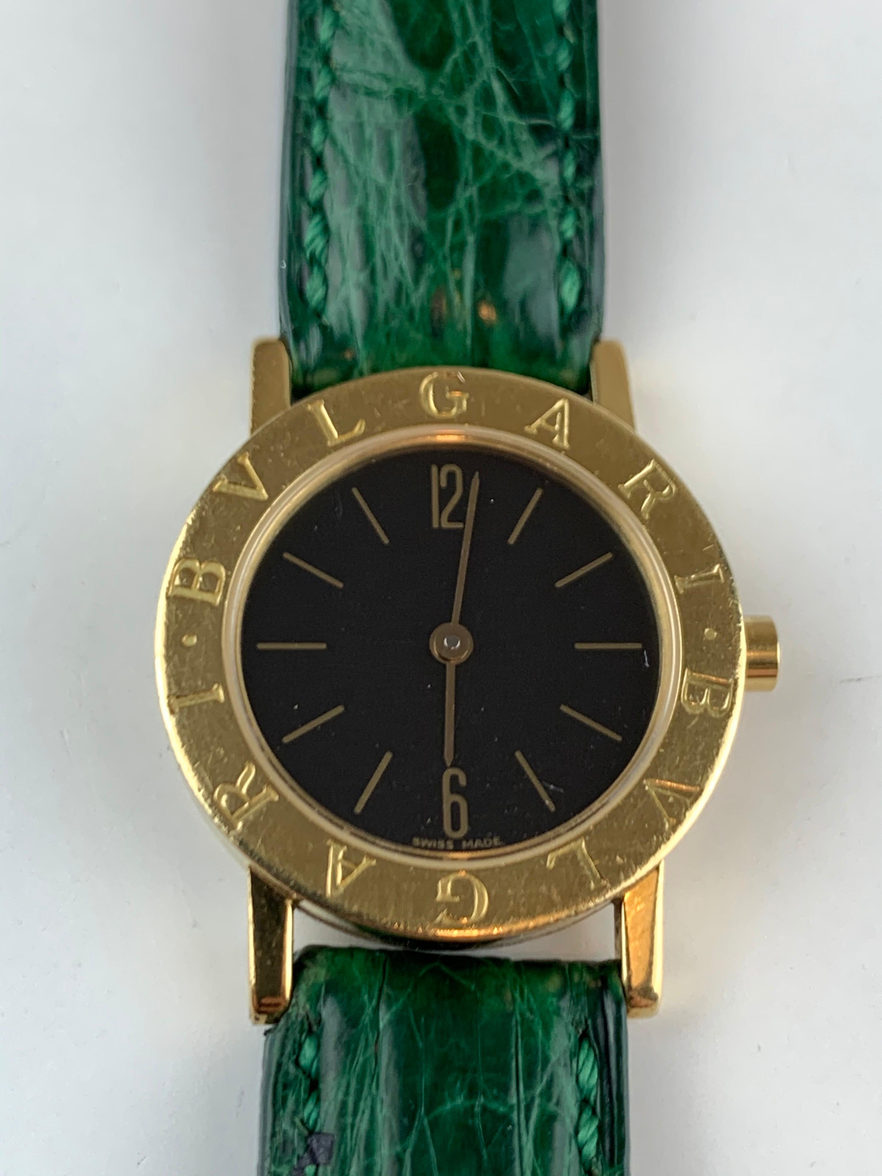 Bvlgari 18 Karat Gold BB 26 GL Watch 11