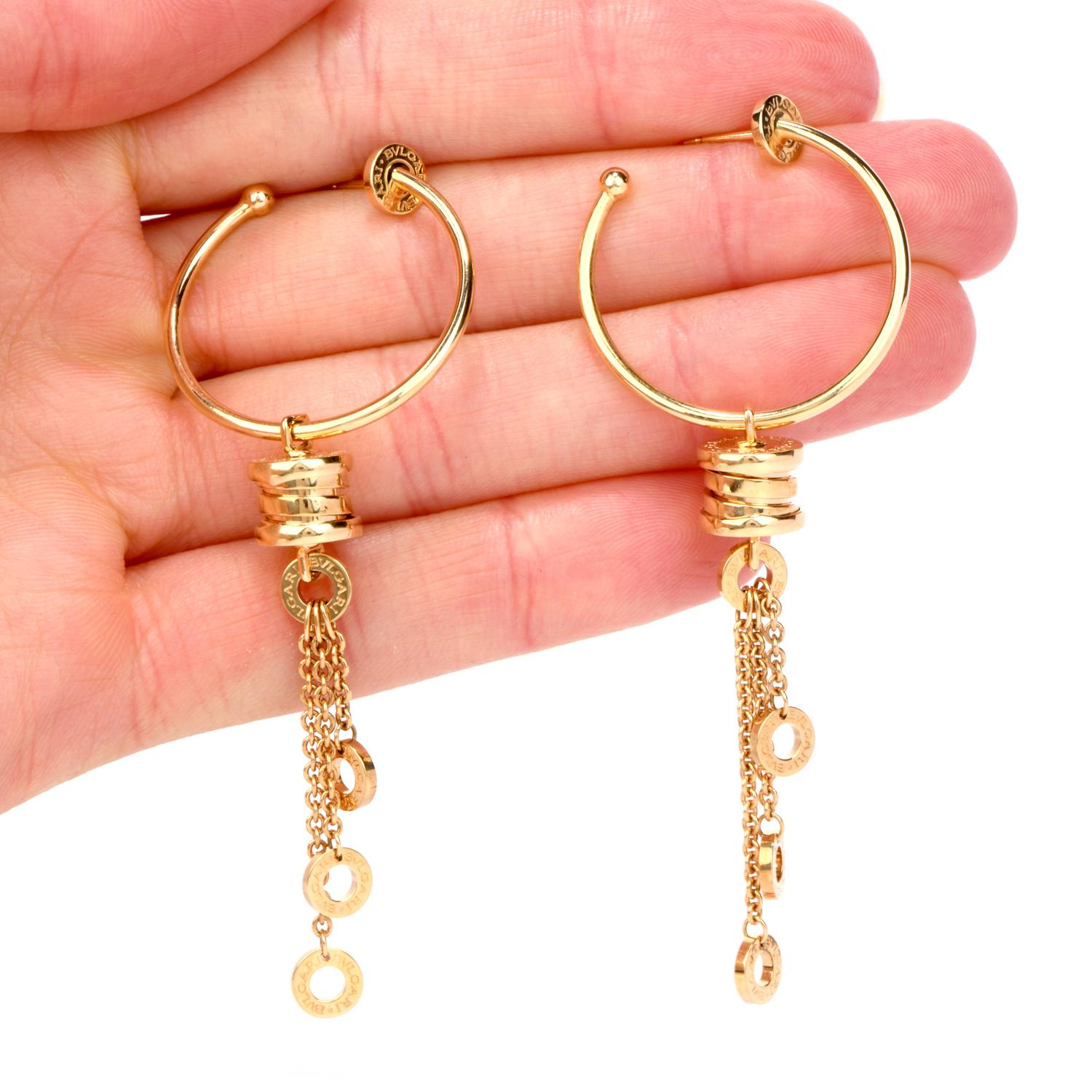 bulgari dangling earrings