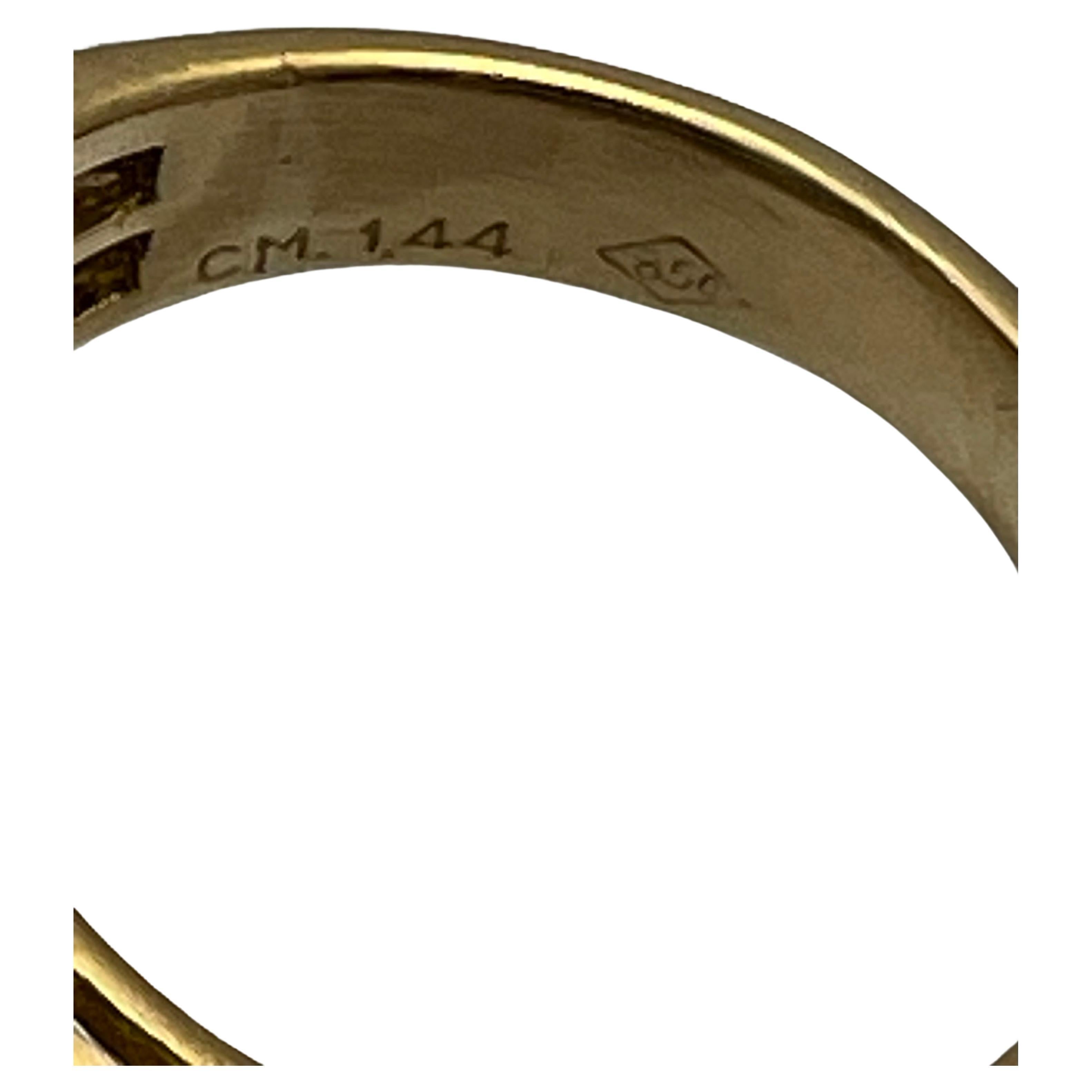 Anello Bvlgari in oro 18k con diamante giallo Bombé in vendita 1