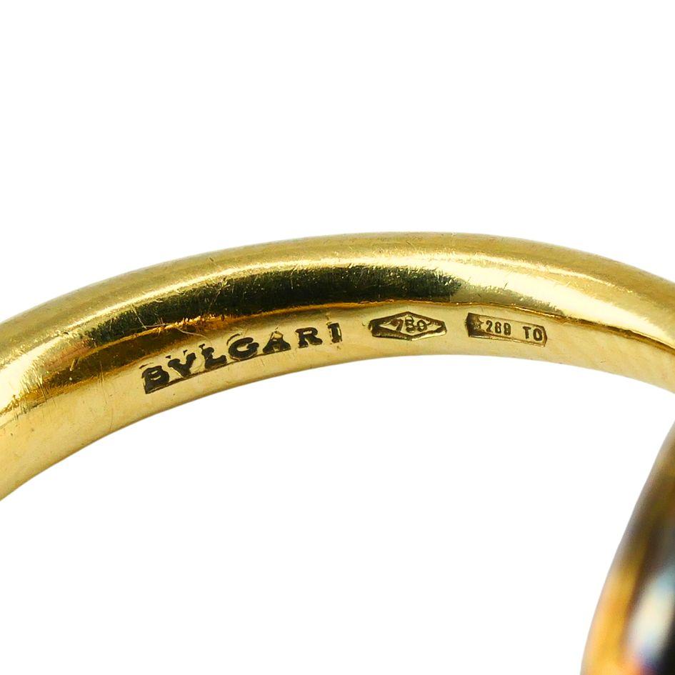 Anello Moneta Antica Bvlgari in oro 18k in vendita 3