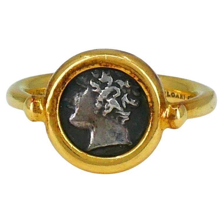 Bvlgari 18k Gold Monete Ancient Coin Ring