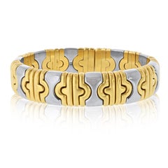 Bvlgari 18K Gold Parentesi Hematite Bracelet
