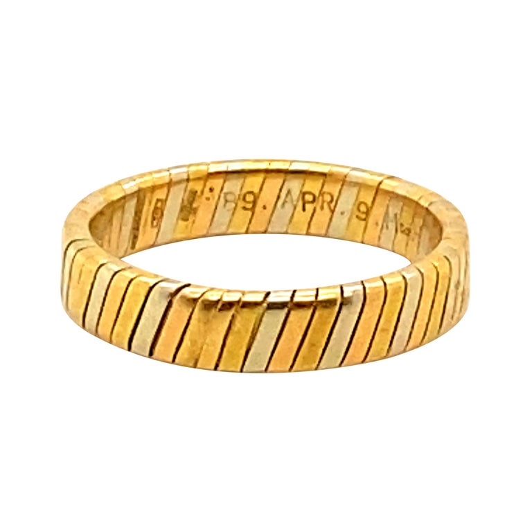 Bvlgari 18k Gold Ring Size 9 For Sale