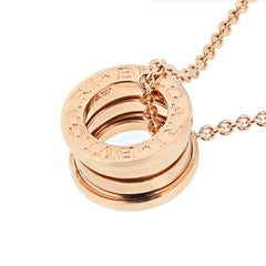 Bvlgari 18K Rose Gold B Zero 1 Pendant